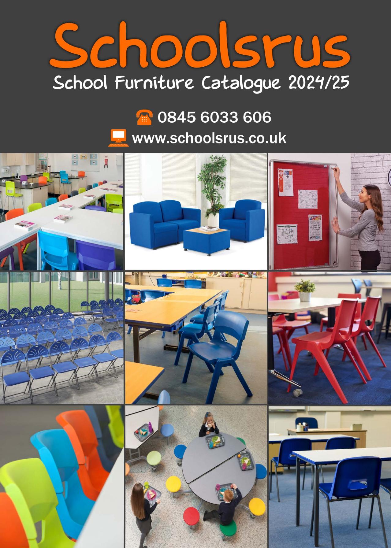 SchoolsRUs school furniture catalogue cover